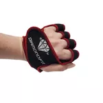 Par de Luva de Proteção Academia para Musculação Neon Treino Fitness Palma Inteira Para Cross Unissex Vermelho