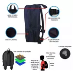 Mochila C/ Bolso Sonic