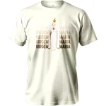 Camiseta De Algodão Masculino E Feminino Católica Virgem Maria