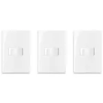 KIT 3 CONJUNTOS SLEEK DE 1 INTERRUPTOR SIMPLES
