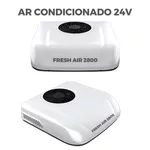 AR CONDICIONADO DE TETO PARA MOTORHOME 8.800 BTUS, 24V, COR BRANCO - TOP RV