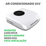 AR CONDICIONADO DE TETO PARA MOTORHOME 8.800 BTUS, 24V, COR BRANCO - TOP RV