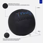 Wall Ball 4kg Medicine Ball 100% Couro Crossfit Funcional Flexfit Franca