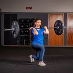Dupla Barras Olímpica Crossfit,lpo 2.0m 15kg Oficial Feminin Flexfit Franca