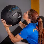 Wall Ball 4kg Medicine Ball 100% Couro Crossfit Funcional Flexfit Franca