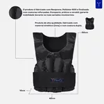 Colete Com Carga De 10kg Reforçado Ajustável Funcional Flexfit Franca