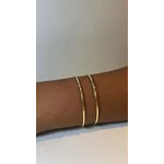 Bracelete Design Semijoia Ouro