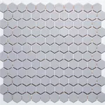 Pastilha de Porcelana Hexagonal - M-12257 Inox - caixa 1,43m² Atlas