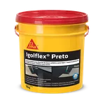 Igolflex Preto - Balde 18 kg - Sika 