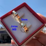 Kit Aliança de Noivado Taguatinga 3,5mm