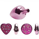 Kit combo Plug anal m Com Base Removível Rosa