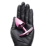 Kit combo Plug anal m Com Base Removível Rosa