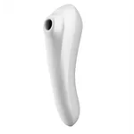 Vibrador Sucção Dual Pleasure Branco Satisfyer - Recarregável - sugador