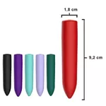 Bullet Recarregável - 9,2 X 1,8cm - 10 modos de vibração - diversas cores