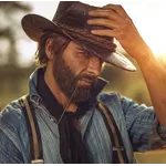Chapéu De Couro - Modelo Arthur Morgan E John Marston