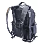 Mochila em Couro modelo Racer - Preta Reforçada