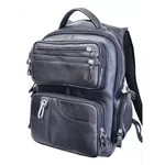 Mochila em Couro modelo Racer - Preta Reforçada