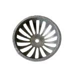 Ralo de Ferro Fundido Semiesférico Abacaxi 75mm 