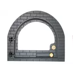 Porta de Forno de Pizza Tijolinho com Tampa de Vidro
