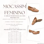 Mocassim Cláudia Feminino Croco Couro Legítimo