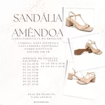 Sandália Gabriela Salto Bloco