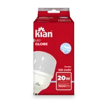 Kian Lâmpada Led Globe Branca 6500K