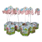 Centros de Mesa Personalizados - Tema Jardim Encantado 10 Unidades