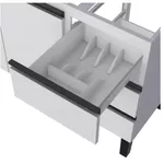 Gabinete Cozinha Aço Netuno Flat Branco 120 - COZIMAX