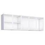 Armário Aéreo Cozinha Aço Júpiter Flat Branco 180 - COZIMAX