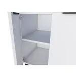 Gabinete Cozinha Aço Júpiter Flat Branco 200 - COZIMAX
