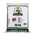 Areia Lavada Média 20KG/Saco