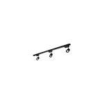 Spot de Trilho Track Pt P/ 3 Lamp E27 Led 7W 3000K