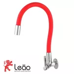 Torneira Cozinha Parede 1/4 6268 C17 Color Red Soft 6235 - LEÃO METAIS