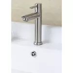 Torneira Lavatório Mesa Baixa 1/4V 3294 Aço Inox Escovado 304 - LEÃO METAIS