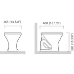 Vaso Convencional Sabará Cinza IP3503 - ICASA