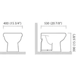 Vaso Convencional Sabatini Areia IP502 - ICASA
