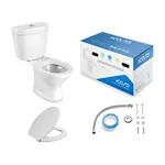 Vaso Com Caixa Acoplada Branco Kit Diamantina Infantil + Assento + Acessórios CBINF00 - ICASA