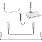 Kit Acessórios Inox 5 Peças Idea Chrome - DOCOL