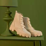 Coturno Molly Feminino Off White com Atacador