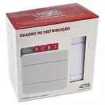 Quadro Distribuição de Embutir em Parede Para Disjuntores Din Force Line