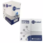 Cabo de Rede Lan U/UTP CAT5e Azul Para Internet 4 Pares 305m CMX 100% COBRE