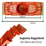 Caixinha de Luz Para Teto Laje com Suporte Regulável de 30cm á 37cm Laranja Marca- Tigre