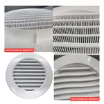 Grelha Acabamento P/ Exaustores Coifas E Ventilação Branca