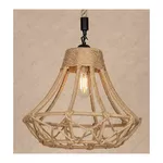 Luminaria Pendente Corda Rústico Moderno com Bocal E27 PC02