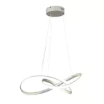 Lustre Pendente Led Sala Jantar 40W com Três cores de Luz LP-02N Niquel Prata