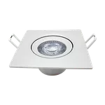 SPOT EMBUTIR LED 12W QUADRADO 14CM BIVOLT