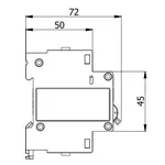 Disjuntor Din Mini Bipolar 3ka Curva C Marca Soprano 