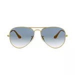 SOLAR RAY BAN AVIADOR 3025L 001/3F 58 (MEDIO) - OURO