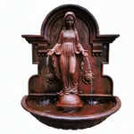 Fonte de Parede Nossa Senhora das Graças em Ferro Fundido