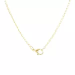 Colar Folhas Gregas com Zircônias Rosa Banhado a Ouro 18K